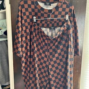 Dressed in LALA set.